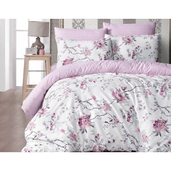 

Постельное белье First Choice. Satin Aqua series Eva pink-Евро