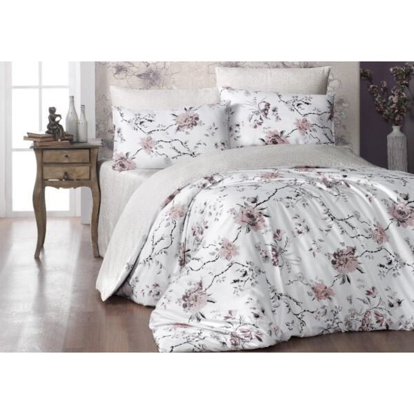 

Постельное белье First Choice. Satin Aqua series Eva brown-Евро