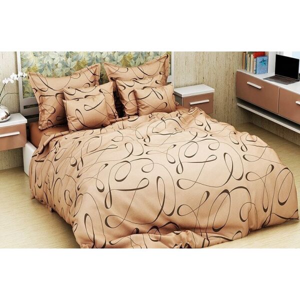 

Постельное белье Tag Tekstil. Ранфорс R4047 beige-Полуторный