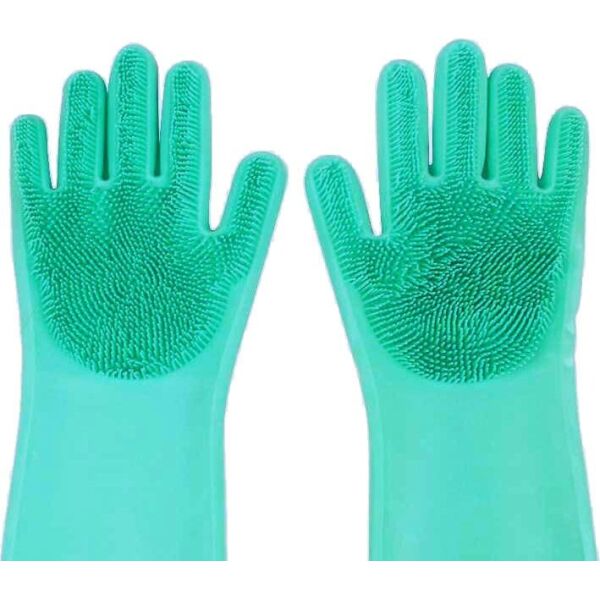 

Перчатки для мытья посуды с щеткой KITCHEN GLOVES
