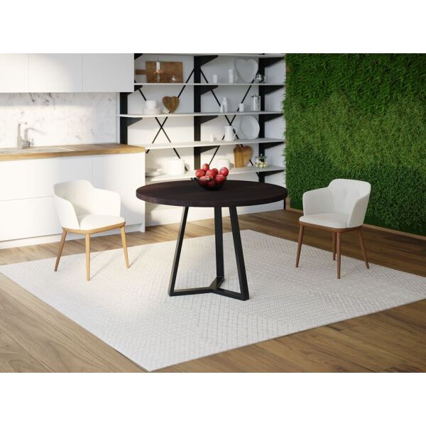 

Обеденный стол Skandi Wood SW040 Вайоминг 110 х 110 х 75 см МДФ+Шпон Дуб Венге (SW04011175weOMDF)