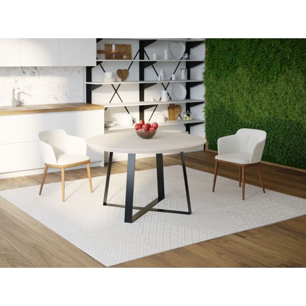 

Обеденный стол Skandi Wood SW062 Миссисипи 75 х 75 х 75 см МДФ+Шпон Дуб Белый (SW06275775WhOMDF)