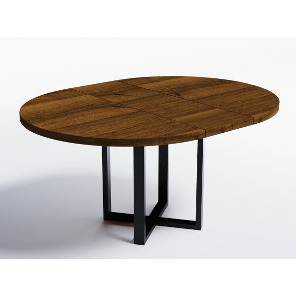 

Обеденный стол раскладной Skandi Wood SW079_R Нью-Йорк ⌀ 90 см (+35) х 90 х 76 см Массив Ясень Коричневый (SW079_R909076BrarrAsh)