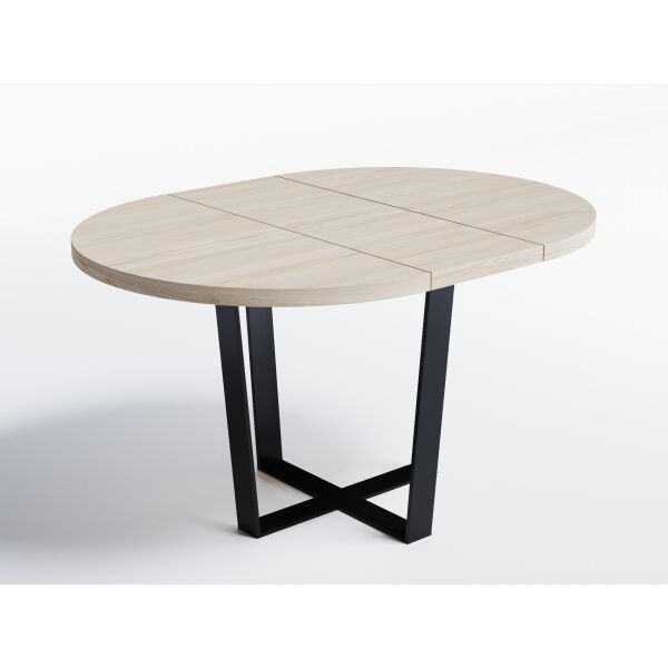 

Обеденный стол раскладной Skandi Wood SW080_R Огайо ⌀ 120 см (+350) х 120 х 76 см Массив Ясень Натуральный (SW080_R121276NaarrAsh)