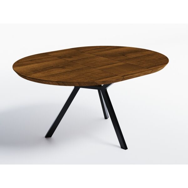 

Обеденный стол раскладной Skandi Wood SW110_R Огаста ⌀ 100 см (+35) х 100 х 76 см Массив Ясень Коричневый (SW110_R101076BrarrAsh)