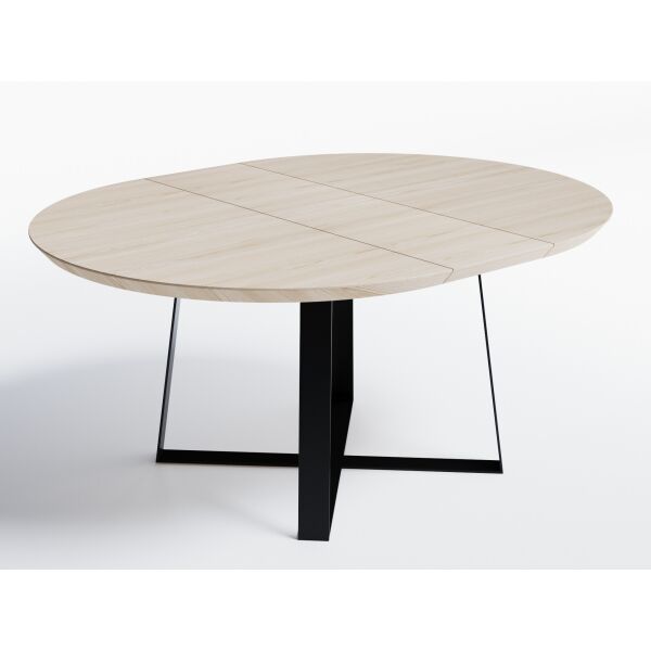 

Обеденный стол раскладной Skandi Wood SW062_R Миссисипи ⌀ 100 см (+35) х 100 х 76 см Натуральный шпон Дуб Натуральный (SW062_R101076NaarrOak)