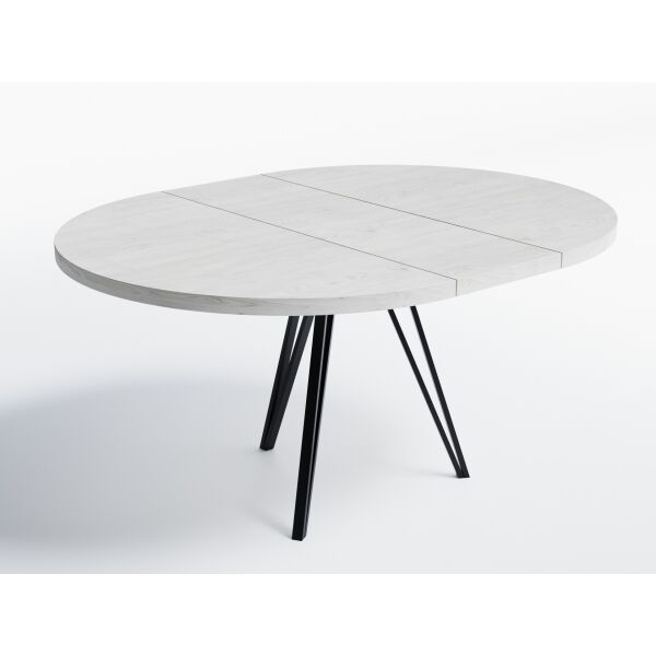 

Обеденный стол раскладной Skandi Wood SW068_R Мэриленд ⌀ 100 см (+35) х 100 х 76 см Натуральный шпон Дуб Белый (SW068_R101076WharrOak)