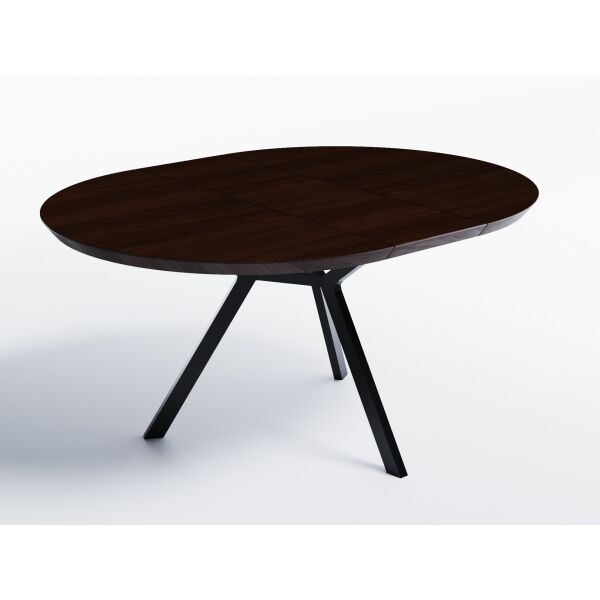 

Обеденный стол раскладной Skandi Wood SW110_R Огаста ⌀ 100 см (+35) х 100 х 76 см Натуральный шпон Дуб Венге (SW110_R101076wearrOak)