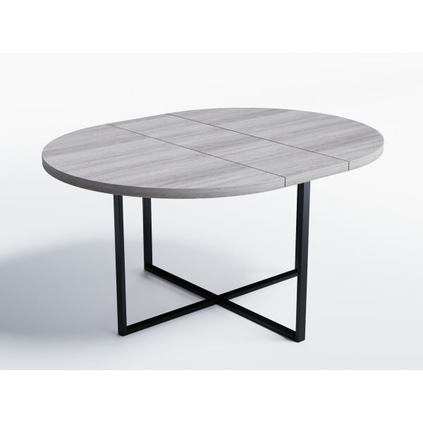 

Обеденный стол раскладной HYGGE HG117_R Сількеборг ⌀ 120 см (+350) х 120 х 76 см ДСП Дуб Серый