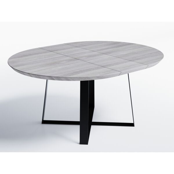 

Обеденный стол раскладной HYGGE HG125_R Гольстебро ⌀ 100 см (+35) х 100 х 76 см ДСП Дуб Серый