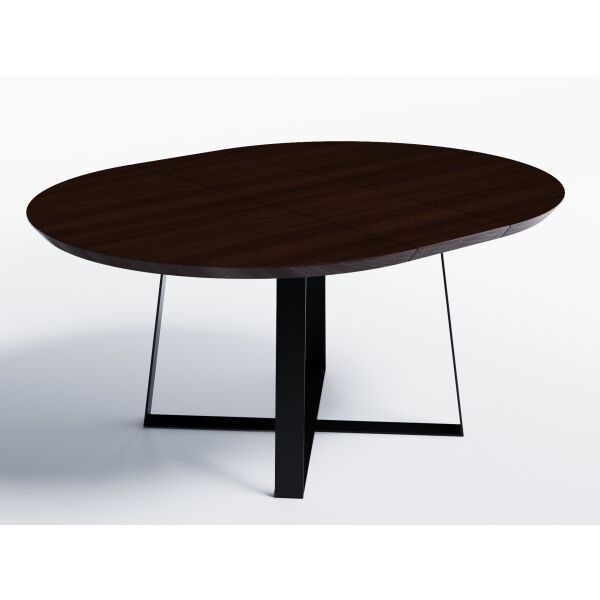 

Обеденный стол раскладной HYGGE HG125_R Гольстебро ⌀ 100 см (+35) х 100 х 76 см ДСП Дуб Венге