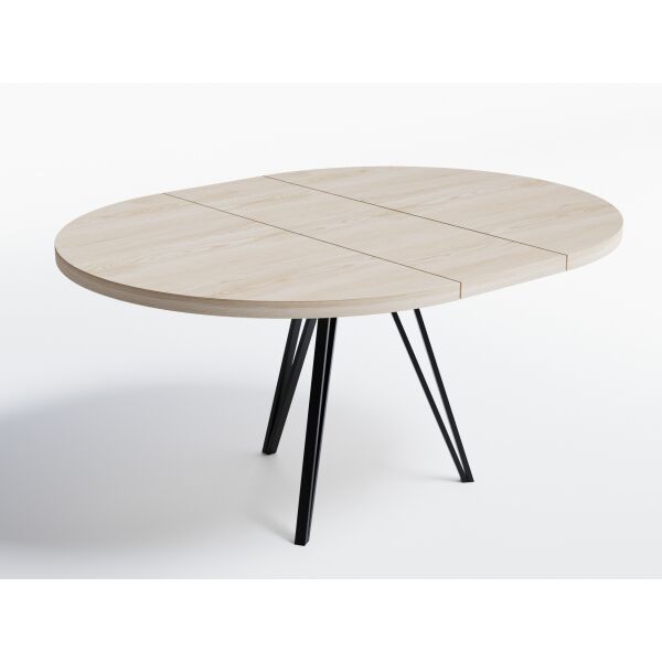 

Обеденный стол раскладной HYGGE HG130_R Альбертслунд ⌀ 120 см (+350) х 120 х 76 см ДСП Дуб Натуральный