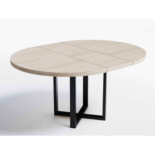 

Обеденный стол раскладной HYGGE HG135_R Хйоринг ⌀ 120 см (+350) х 120 х 76 см ДСП Дуб Натуральный