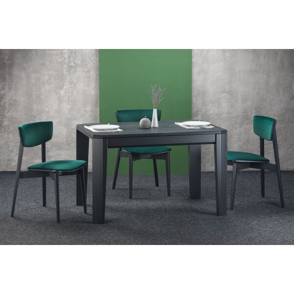 

Обеденный стол Skandi Wood SWOL004 Варгас / Варгас ОНОВЛЕНИЙ 140 (+40) x 80 x 75 см HPL Пластик Черный Мрамор