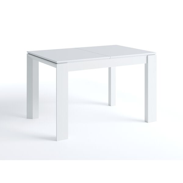 

Обеденный стол Skandi Wood SWOL001 Мілан-люкс / Мілан 160 (+40) x 80 x 75 см Стекло Белый Тон