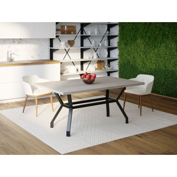 

Обеденный стол HYGGE HG133 Холбек 200 х 80 х 75 см ДСП Дуб Серый (HG13320807GrePar)