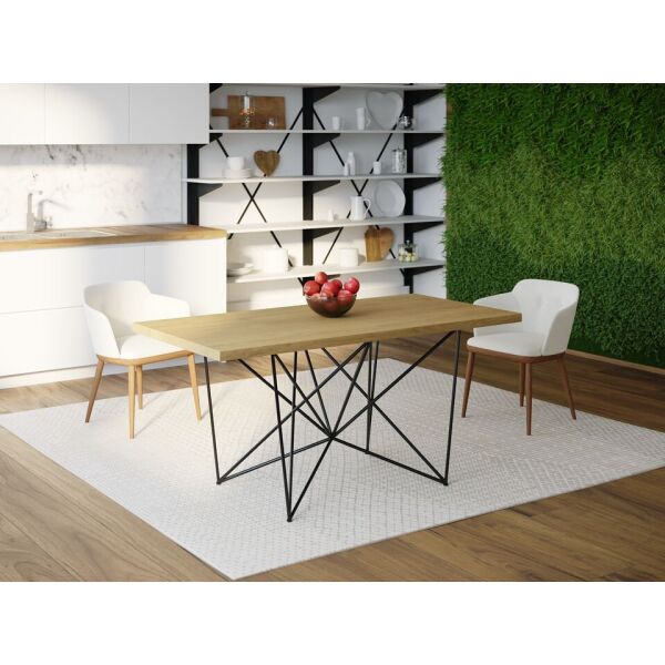 

Обеденный стол HYGGE HG159 Корсер 200 х 80 х 75 см ДСП Дуб Светлый (HG15920807LigPar)