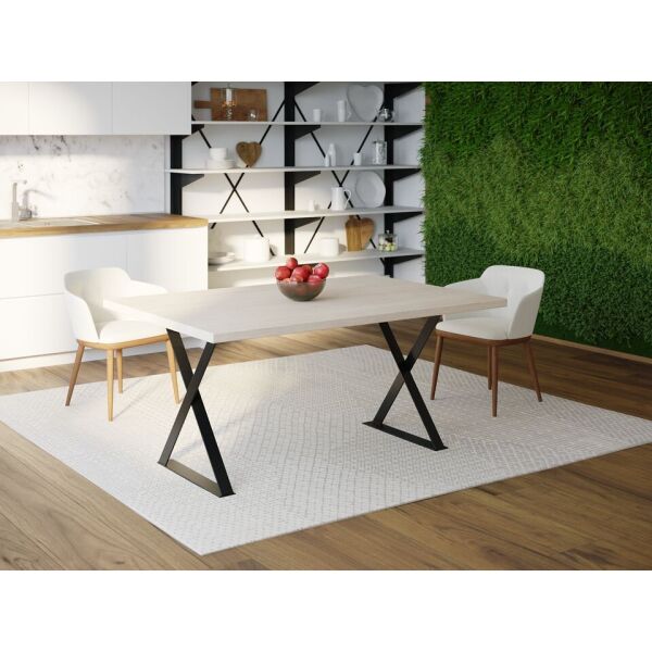 

Обеденный стол HYGGE HG164 Наксков 180 х 80 х 75 см ДСП Дуб Белый (HG16418807WhiPar)