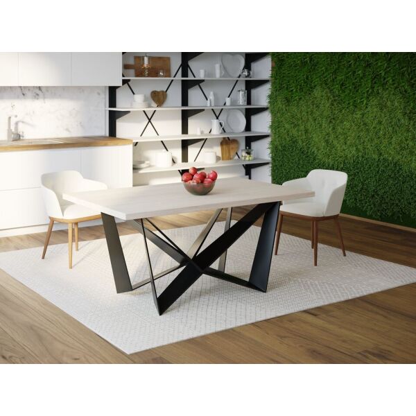 

Обеденный стол HYGGE HG171 Хедехусен 200 х 80 х 75 см ДСП Дуб Белый (HG17120807WhiPar)