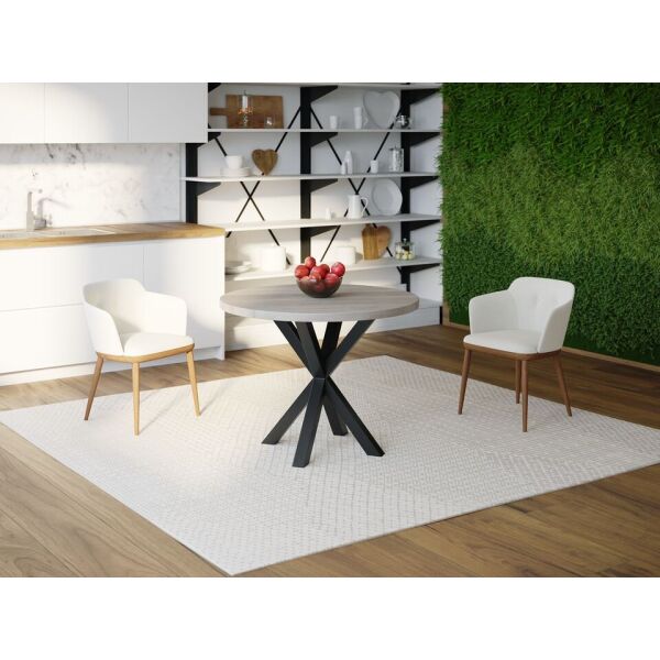 

Обеденный стол HYGGE HG110 Горсенс Круглый 110 х 110 х 75 см ДСП Дуб Серый (HG11011117GrePar)