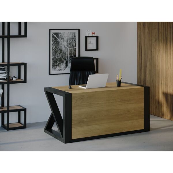 

Компьютерный стол HYGGE HG138 Глоструп 200 х 80 х 75 см ДСП Дуб Светлый (HG13820807LigPar)