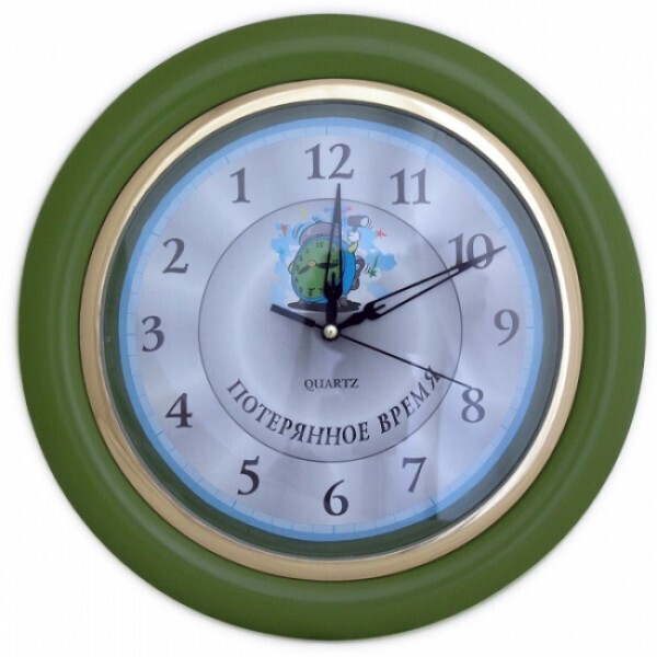 

Часы Memos Anti-clock идут в обратную сторону зеленый ( 110670)