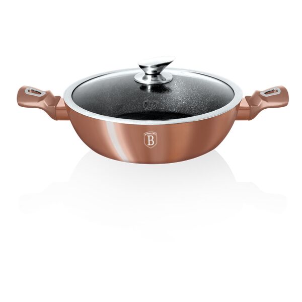 

Сотейник с крышкой Berlinger Haus Rosegold Metallic Line 28 см BH-1519N