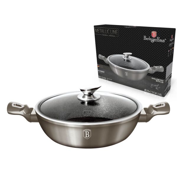 

Сотейник Berlinger Haus Carbon Metallic Line 3.8 л. BH-1241N
