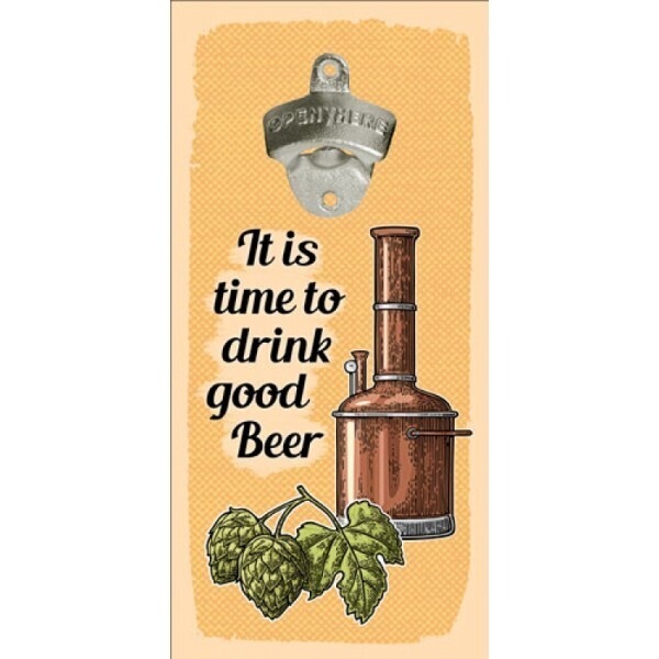 

Открывалка Beer бутылок на стену It is time to drink good (124738)