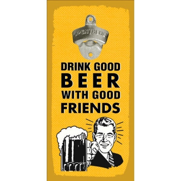 

Открывалка Beer бутылок на стену Drink good with good friends (124742)