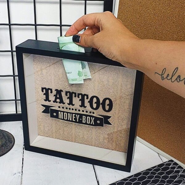 

Деревянная копилка FOR для денег Tattoo (125258)