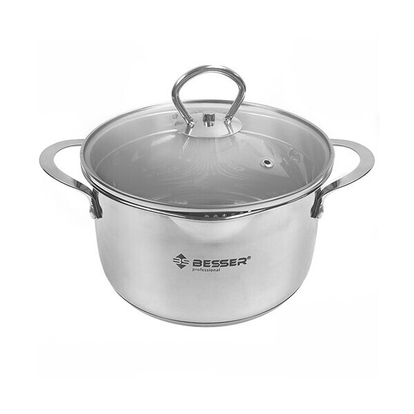 

Кастрюля с крышкой Besser Largo 4.7 л MH-10272