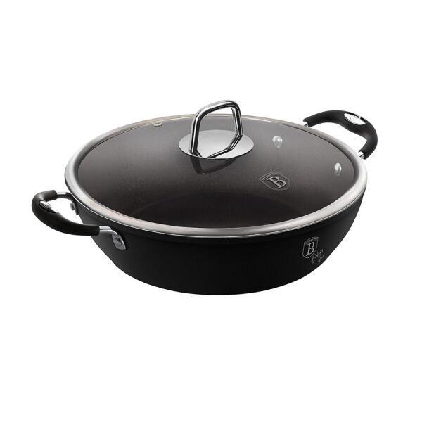 

Сотейник с крышкой 28 см Berlinger Haus Black Professional Line BH-6125