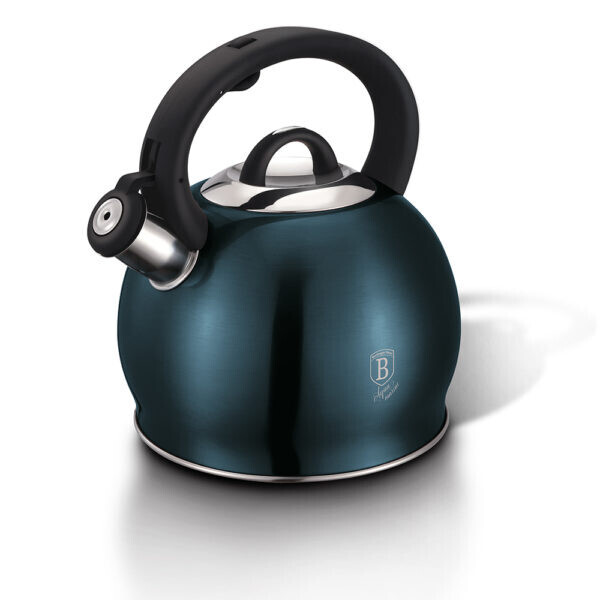 

Чайник Berlinger Haus со свистком 3 л из нержавеющей стали Metallic Line AQUAMARINE Edition BH-1078