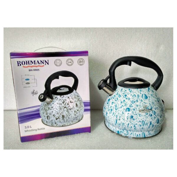 

Чайник со свистком 3 л Bohmann BH 9905