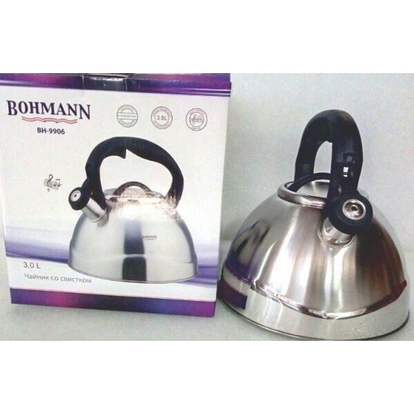 

Чайник со свистком 3 л Bohmann BH 9906