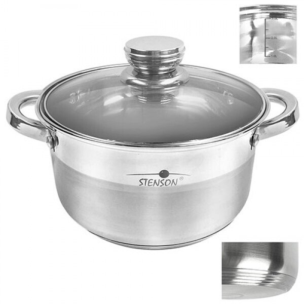 

Кастрюля с крышкой Stenson Classico 3.6 л MH-2728