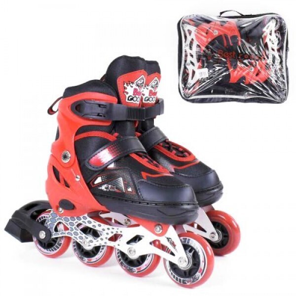 

Ролики с подсветкой Best Roller M красный (8017-М)