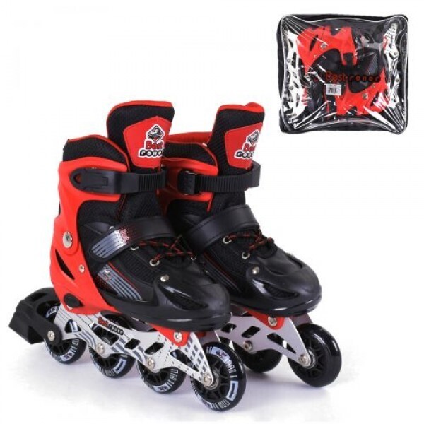 

Ролики с подсветкой Best Roller S колесо 6,5 см с торомозом красный (8211-S)