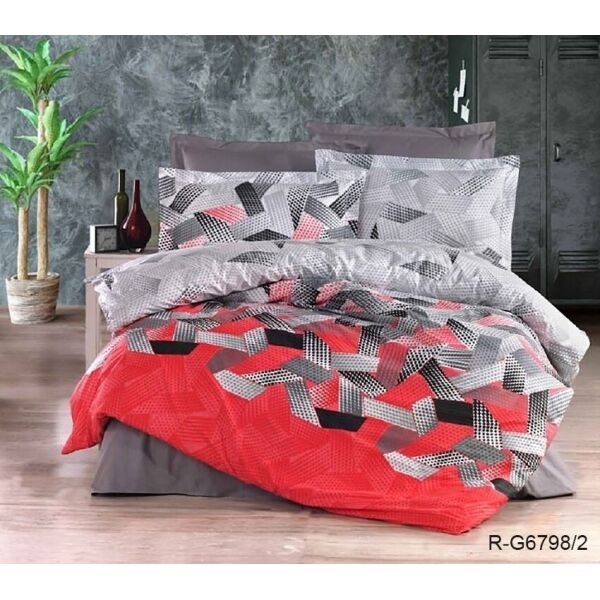 

Комплект постельного белья ТМ TAG хлопок на молнии King Size G6798/2