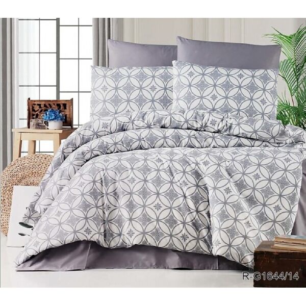 

Комплект постельного белья ТМ TAG хлопок на молнии евро G1644/14