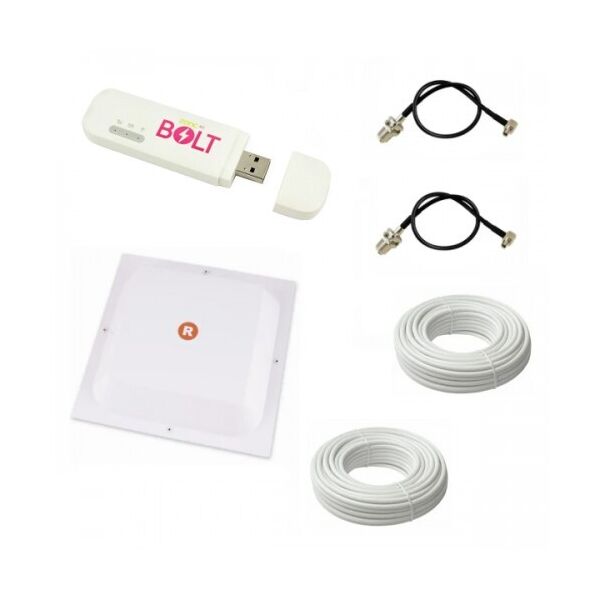 

4G комплект Частный сектор Huawei E8372h-153 + антенна MIMO 1700-2700 МГц 17 дБ