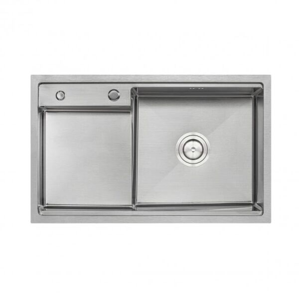 

Кухонная мойка Qtap D7848-R Satin 3.0/1.2 мм (QTD78483012), Нержавеющая сталь