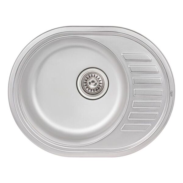 

Кухонная мойка Qtap 5745 Satin 0,8 мм (QT5745SAT08), Нержавеющая сталь