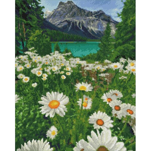 

Алмазная мозаика "Подножия гор" BrushMe 40x50см GF4815