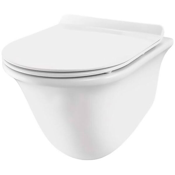 

Унитаз подвесной Jaquar Ornamix Rimless с сидением Soft Close ONS-WHT-10953BI , Белый