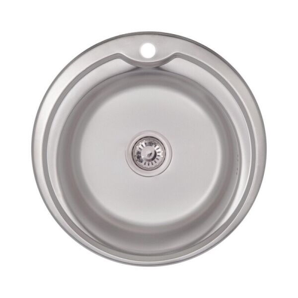 

Кухонная мойка 510-D Satin 0,6 мм (LIDZ510D06SAT), Satin