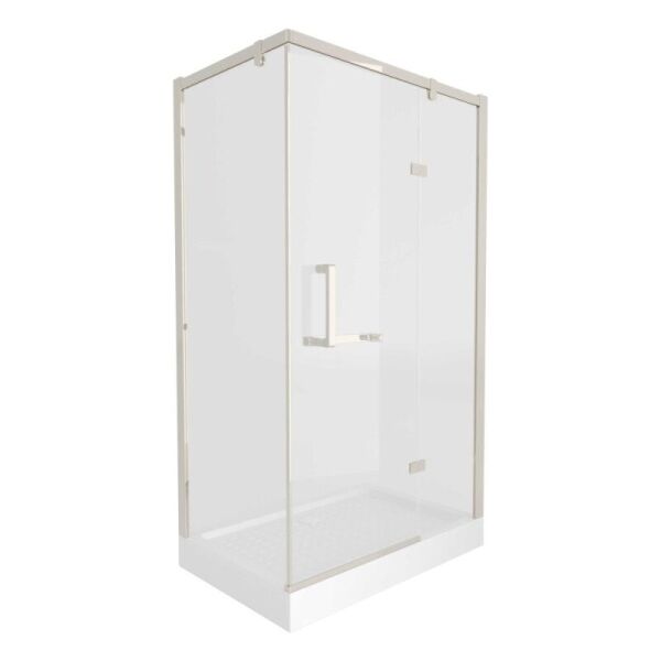 

Душевая кабина Qtap Angle SC12080.1A T6 SUS, прозрачный, хром