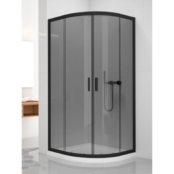 

Душевая кабина New Trendy Varia Black 90x90 без поддона K-0566, прозрачный, черный