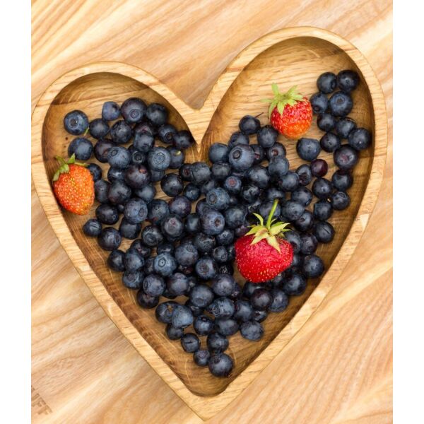

Миска Wooden Bowl Heart, Handmade Wood Plate, Wooden Serving Tray Plate